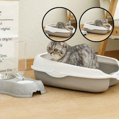 Bac à litière chat | Anti-odeurs Premium