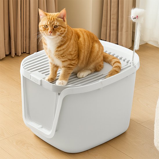 Bac à litière Chat | Design Anti-odeurs