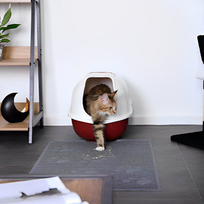 Tapis chat litière | Anti-projection Lavable