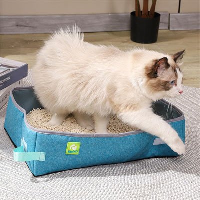 Bac à litière Chat | Design Anti-odeur