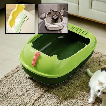 Bac à litière chat | Design Anti-odeurs