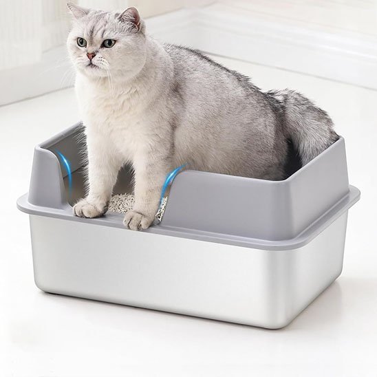 Bac à litière pour chat | Anti-odeurs