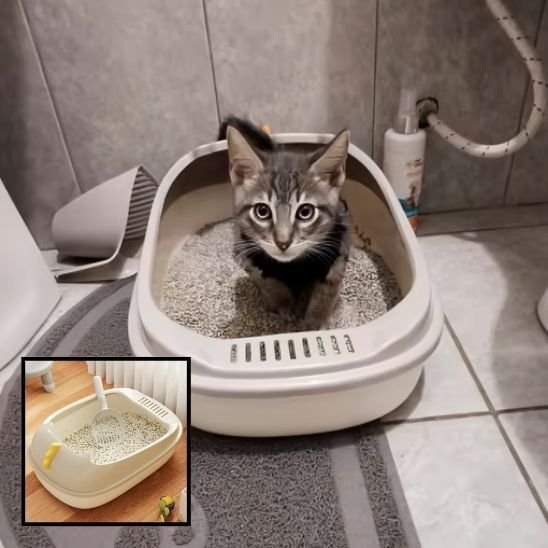 Bac à litière chat | Design Anti-odeurs