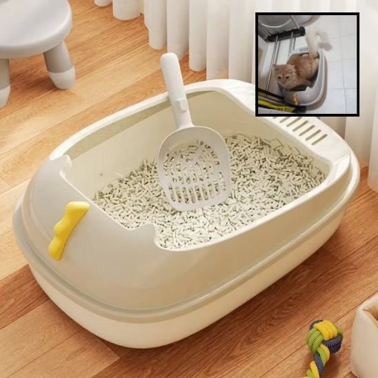 Bac à litière chat | Design Anti-odeurs