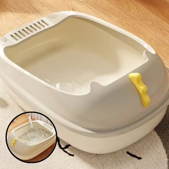 Bac à litière chat | Design Anti-odeurs