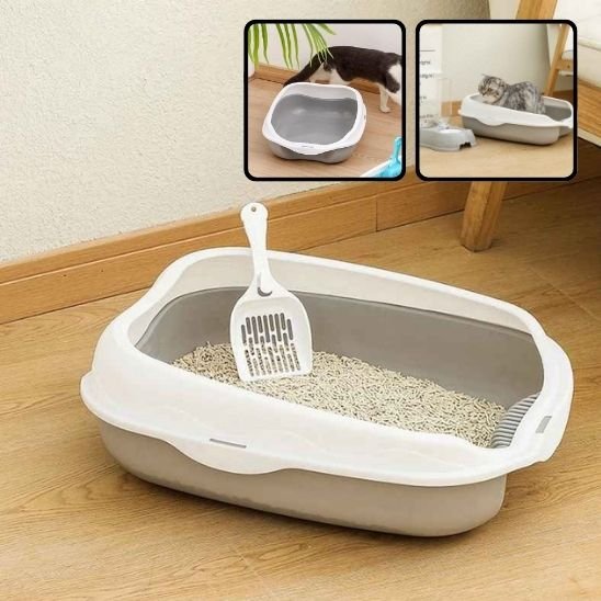 Bac à litière chat | Anti-odeurs Premium