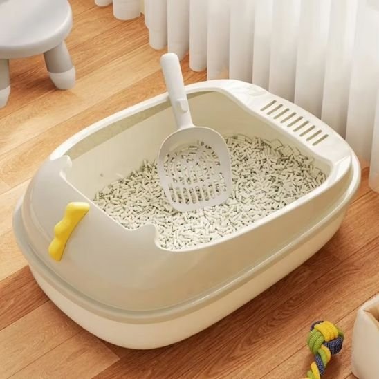 Bac à litière chat | Design Anti-odeurs